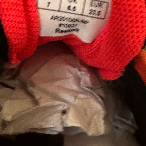 NWOT Reebok Black and Pink Athletic Sneakers - Picture 5 of 6